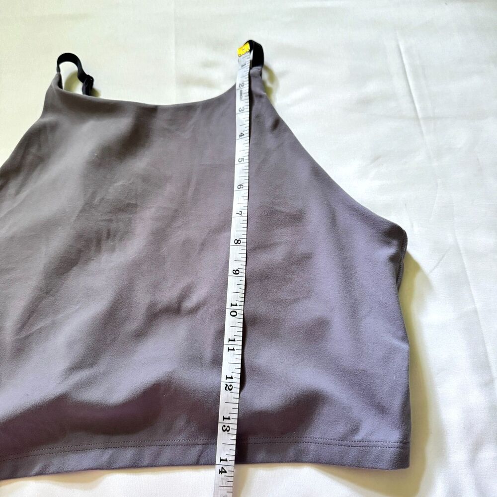 Athleta Crop Tank Intention Top High Neck Women's Size Medium - Picture 3 of 6